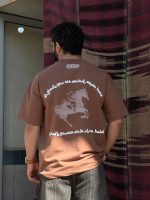 تیشرت پنبه پانچ گرم بالا(Horse) - Image 3