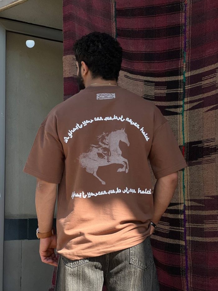 تیشرت پنبه پانچ گرم بالا(Horse) - تصویر 3