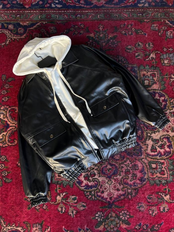 جکت چرم Zara - Image 3
