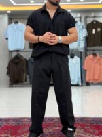 پیراهن گلدوزی کنفی - Image 5